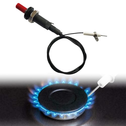 KARELLS Piezo Zünder,Piezo Zunder Gasgrill,Zündfunke,Piezo Zünder Funkenzündsatz,1 Out 2 Piezo Funkenzündungssatz,für Grill-Camping-Kamin-Gasherd-Ofen-Heizung von KARELLS
