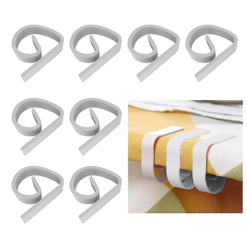 KARELLS Tischdeckenklammern, Tischklammern Weiß, 8 Stück Tischtuchklammern Outdoor, Tischklammern, Tischtuchklammern, Tischdeckenhalter, Tischklammern Für Dicke Tische, Tischdecke Klammern KARELLS Tischdeckenklammern, Tischklammern Weiß, 8 Stück Tischtuchklammern Outdoor, Tischklammern, Tischtuchklammern, Tischdeckenhalter, Tischklammern Für Dicke Tische, Tischdecke Klammern von KARELLS