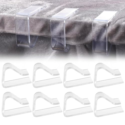 KARELLS Tischdeckenklammern, Tischtuchklammern Outdoor, 8 Stück Tischklammern Transparent, Tischklammern, Tischtuchklammern, Tischdeckenhalter, Tischklammern Für Dicke Tische, Tischdecke Klammern KARELLS Tischdeckenklammern, Tischtuchklammern Outdoor, 8 Stück Tischklammern Transparent, Tischklammern, Tischtuchklammern, Tischdeckenhalter, Tischklammern Für Dicke Tische, Tischdecke Klammern von KARELLS