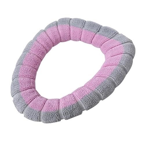 KARELLS WC-Sitzwärmer Toilettensitzauflagen Waschbar Tuch Toilettensitzbezug Pad Waschbar, Wc Sitzbezüge Warm Toilettensitzbezug Plüsch Wc Wärmer Pad von KARELLS