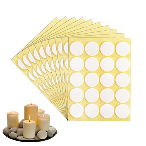 Kerze-Docht-Aufkleber, 200 Stück Kerze Dochte Aufkleber, Kerzen Herstellung Aufkleber, Hitzebeständigkeit Doppelseitige Aufkleber, Kerzendocht Aufkleber für die Kerzenherstellung Kerze-Docht-Aufkleber, 200 Stück Kerze Dochte Aufkleber, Kerzen Herstellung Aufkleber, Hitzebeständigkeit Doppelseitige Aufkleber, Kerzendocht Aufkleber für die Kerzenherstellung von KARELLS