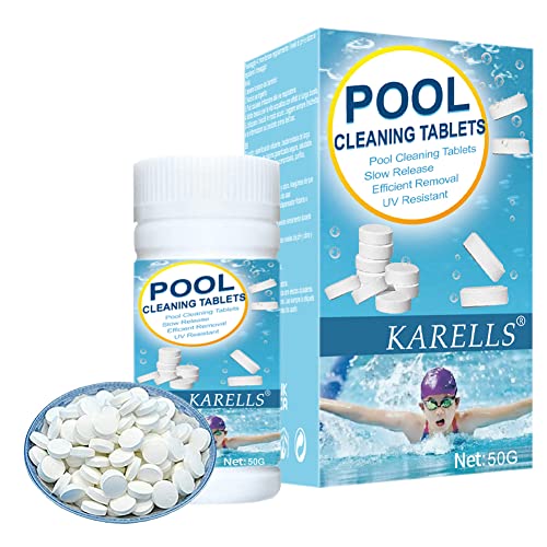 Pool Reinigungstabletten, Reinigungstabletten Pool, Magic Pool Reinigungstabletten, Reinigungstabletten für Pool, Magic Pool Cleaning Tablet, Magic Poolreinigungstabletten Pool Cleaning Tablet, 50g von KARELLS