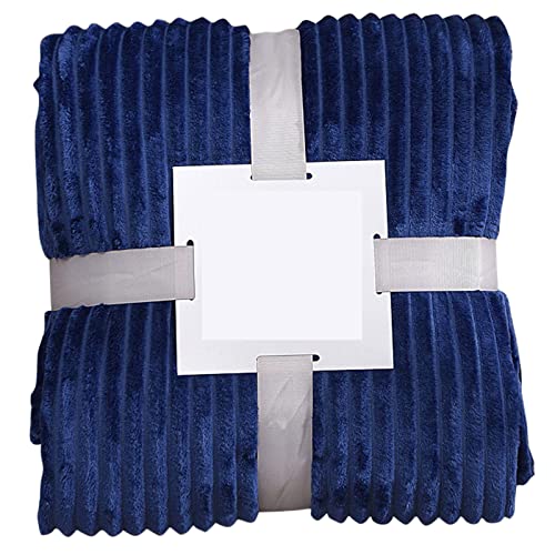 KAREN66 Baby Decke klein Babydecke Flauschig 65 x 45 cm Kleinkinddecke Kinder Fleecedecke einfarbig Decke Baby Kuscheldecke (Blau, 65x45 cm) von KAREN66