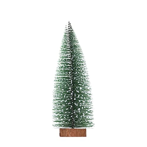 Mini Weihnachtsbaum 15cm/20cm/25cm/30cm Höhen Künstlich Miniatur Tannenbaum Klein Grün Christbaum Tree Weihnachtsdeko Tischdeko (25cm) von KAREN66