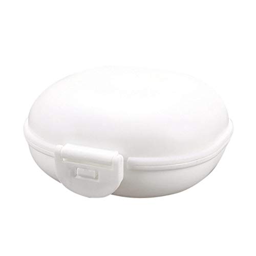Seifenschalen Seifenbox Reise Seifenhalter wasserdichte Seifendose aus Kunststoff, Seifenablage für Badezimmer Küche WC Seifenkiste Seifenkorb (Weiß) von KAREN66