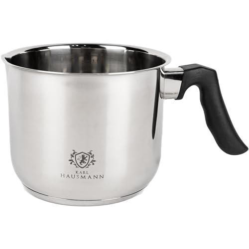 KARL HAUSMANN Milchtopf induktion 1.6L - Kochtopf mit Bakelitgriff - Milchtopf Ausgießer - Simmertopf - Milchkochtopf - Puddingtopf aus Edelstahl - Wassertopf - Milchkanne - Milk Pot - Milchtöpfe KARL HAUSMANN Milchtopf induktion 1.6L - Kochtopf mit Bakelitgriff - Milchtopf Ausgießer - Simmertopf - Milchkochtopf - Puddingtopf aus Edelstahl - Wassertopf - Milchkanne - Milk Pot - Milchtöpfe von KARL HAUSMANN
