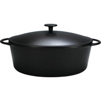 KARL KRÜGER Gänsebräter Rustika 7,5 l Ø34cm schwarz matt von KARL KRÜGER