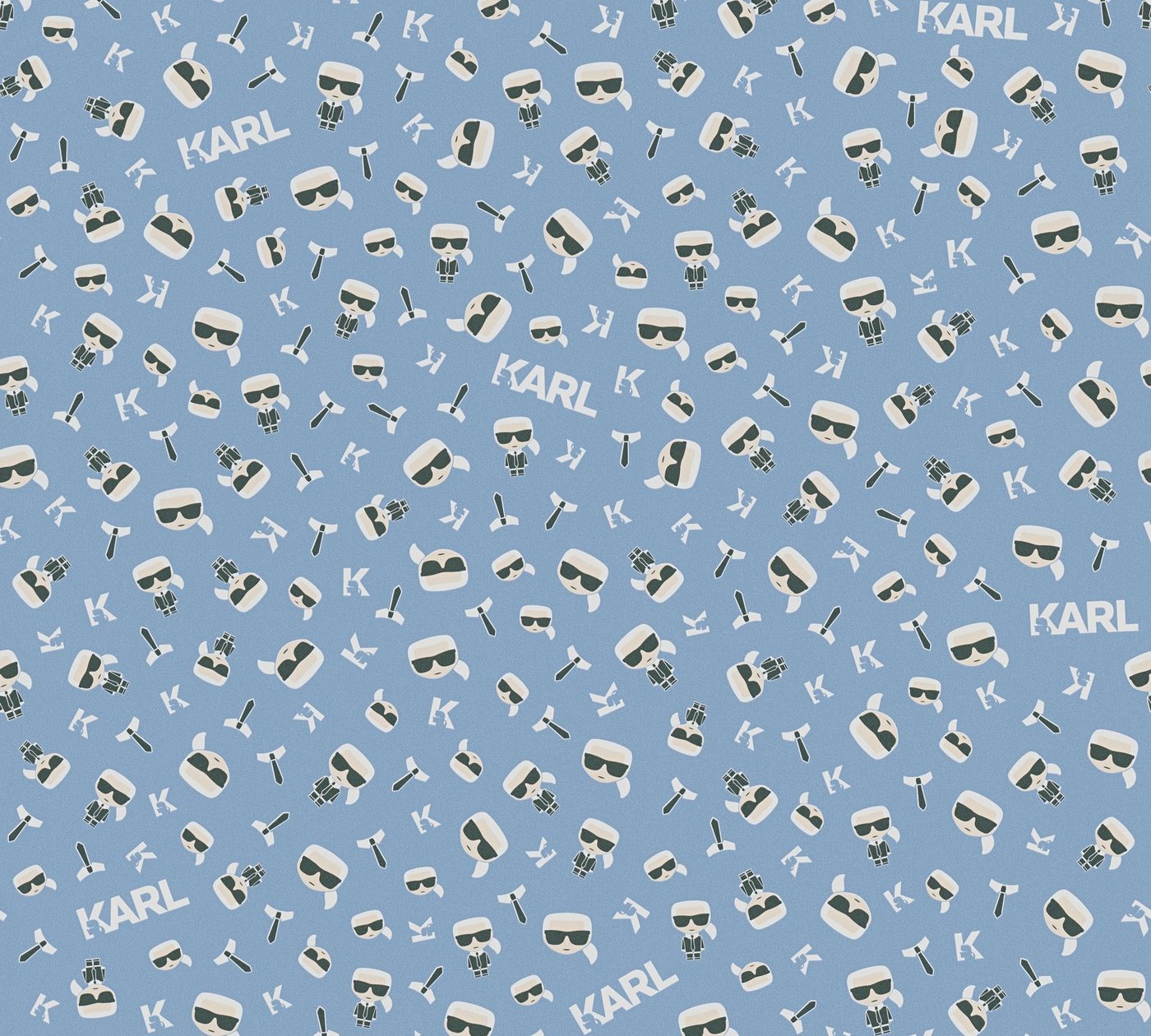 KARL LAGERFELD Vliestapete Karl Lagerfeld, Design Tapete, blau, schwarz KARL LAGERFELD Vliestapete Karl Lagerfeld, Design Tapete, blau, schwarz von KARL LAGERFELD