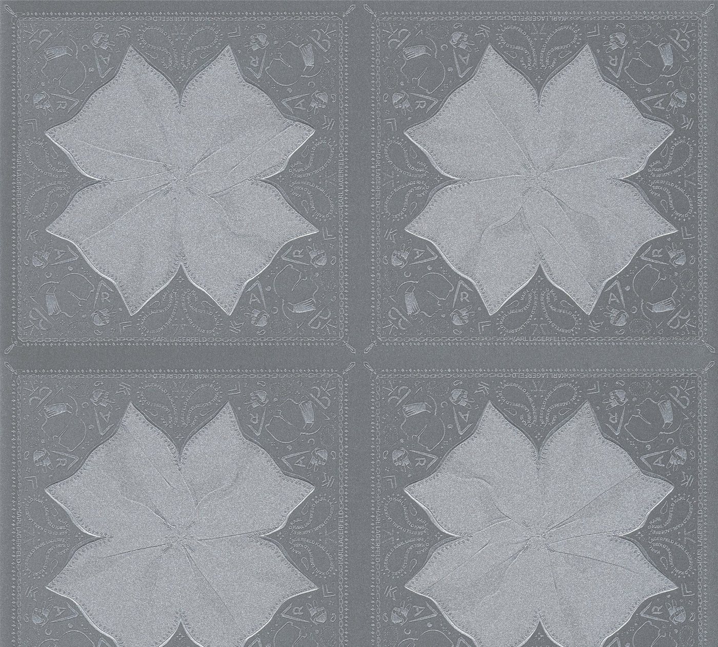 KARL LAGERFELD Vliestapete Karl Lagerfeld, Design Tapete, grau, silber KARL LAGERFELD Vliestapete Karl Lagerfeld, Design Tapete, grau, silber von KARL LAGERFELD