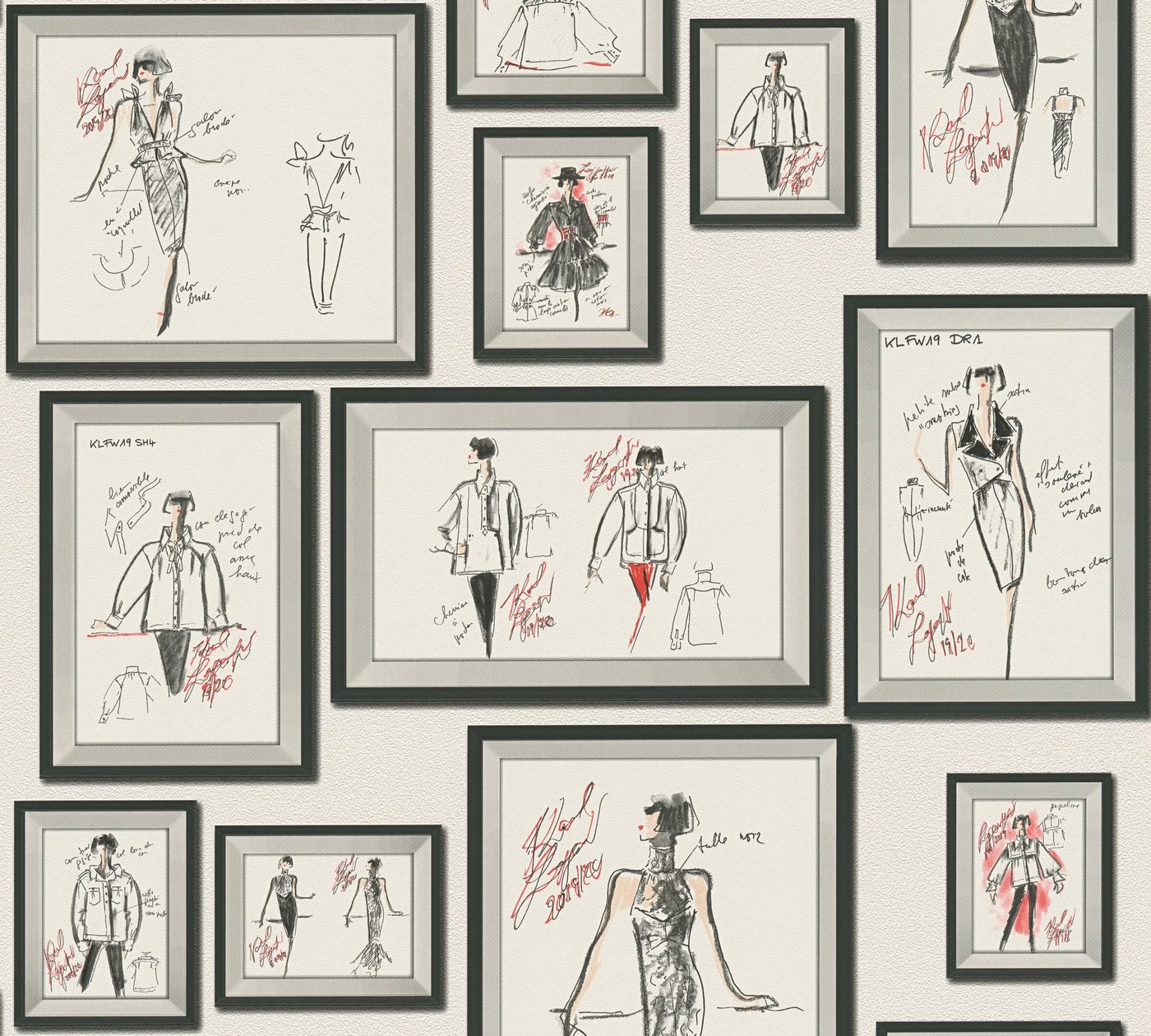 KARL LAGERFELD Vliestapete Karl Lagerfeld, Design Tapete, weiß, schwarz KARL LAGERFELD Vliestapete Karl Lagerfeld, Design Tapete, weiß, schwarz von KARL LAGERFELD