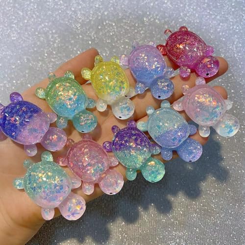 KARLOR 10 Stück Schildkröte Deko Leuchtende Kristallschildkröte Figur mit Schimmer Fluoreszierende Schildkröten Ornamente Schildkrötendekoration Luminous Glow in Dark Tischdekoration KARLOR 10 Stück Schildkröte Deko Leuchtende Kristallschildkröte Figur mit Schimmer Fluoreszierende Schildkröten Ornamente Schildkrötendekoration Luminous Glow in Dark Tischdekoration von KARLOR