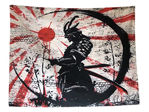 Großer 150x200CM Samurai Wandteppich Wandbehang Japanese Style | Japan Manga Wandtuch Tuch Tapestry XXL | Wanddeko für Wohnzimmer Geschenk ästhetisch | Samurai Graffiti Großer 150x200CM Samurai Wandteppich Wandbehang Japanese Style | Japan Manga Wandtuch Tuch Tapestry XXL | Wanddeko für Wohnzimmer Geschenk ästhetisch | Samurai Graffiti von KARMA-X
