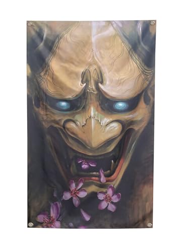 KARMA-X Großer 125x190CM Japanischer Dämon Wandteppich Wandbehang | Anime Manga Wandtuch Tuch Tapestry XXL | Wanddeko für Wohnzimmer Geschenk ästhetisch KARMA-X Großer 125x190CM Japanischer Dämon Wandteppich Wandbehang | Anime Manga Wandtuch Tuch Tapestry XXL | Wanddeko für Wohnzimmer Geschenk ästhetisch von KARMA-X