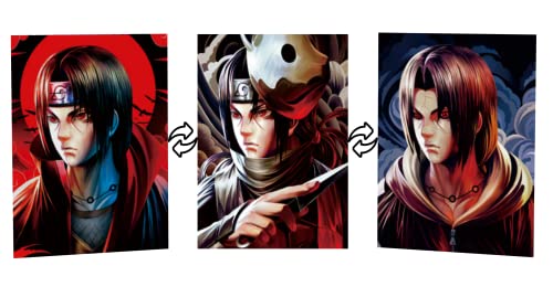 KARMA-X Großes 30x40CM Naruto 3D-Poster mit dreifachem Übergang | Anime Manga Poster Wandbild | Wanddeko Geschenk | Itachi KARMA-X Großes 30x40CM Naruto 3D-Poster mit dreifachem Übergang | Anime Manga Poster Wandbild | Wanddeko Geschenk | Itachi von KARMA-X