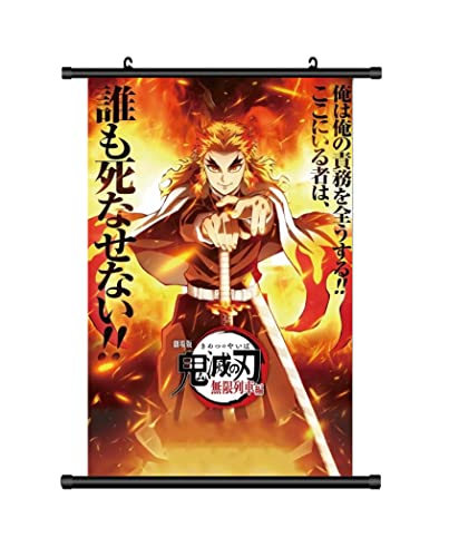 KARMA-X Großes 60x90CM Dämonen Slayer Rollbild | Anime Manga Stoffposter Wallscroll Poster | Wanddeko Geschenk | Rengoku-Senpai KARMA-X Großes 60x90CM Dämonen Slayer Rollbild | Anime Manga Stoffposter Wallscroll Poster | Wanddeko Geschenk | Rengoku-Senpai von KARMA-X