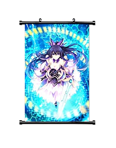 KARMA-X Großes 60x90CM Date A Live Kakemono Rollbild | Anime Manga Stoffposter Wallscroll Poster | Wanddeko Geschenk | Tohka von KARMA-X