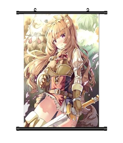 Großes 60x90CM Rising of the Shield Hero Kakemono Rollbild | Aufstieg des Schildhelden Anime Manga Stoffposter Wallscroll Poster | Wanddeko Geschenk | Motiv: Raphtalia Großes 60x90CM Rising of the Shield Hero Kakemono Rollbild | Aufstieg des Schildhelden Anime Manga Stoffposter Wallscroll Poster | Wanddeko Geschenk | Motiv: Raphtalia von KARMA-X