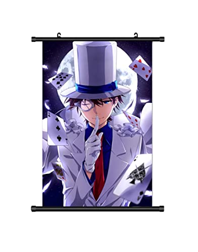 KARMA-X Großes 60x90CM Detektiv-Conan Kaito Kid Kakemono Rollbild | Anime Manga Stoffposter Wallscroll Poster | Wanddeko Geschenk KARMA-X Großes 60x90CM Detektiv-Conan Kaito Kid Kakemono Rollbild | Anime Manga Stoffposter Wallscroll Poster | Wanddeko Geschenk von KARMA-X