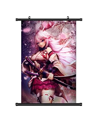 KARMA-X Großes 60x90CM Genshin Impakt Kakemono Rollbild | Anime Manga Stoffposter Wallscroll Poster | Wanddeko Geschenk | Yae KARMA-X Großes 60x90CM Genshin Impakt Kakemono Rollbild | Anime Manga Stoffposter Wallscroll Poster | Wanddeko Geschenk | Yae von KARMA-X