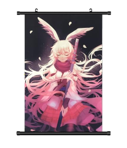 Großes 60x90CM Honkai Impakt Kakemono Rollbild | Anime Manga Stoffposter Wallscroll Poster | Wanddeko Geschenk | Yae Sakura von KARMA-X