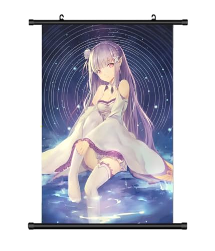 KARMA-X Großes 60x90CM Leben in einer anderen Welt von Null Re Zero Kakemono Rollbild | Anime Manga Stoffposter Wallscroll Poster | Wanddeko Geschenk | Emilia KARMA-X Großes 60x90CM Leben in einer anderen Welt von Null Re Zero Kakemono Rollbild | Anime Manga Stoffposter Wallscroll Poster | Wanddeko Geschenk | Emilia von KARMA-X