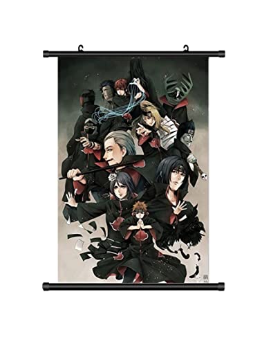 KARMA-X Großes 60x90CM Naruto Kakemono Rollbild | Anime Manga Stoffposter Wallscroll Poster | Wanddeko Geschenk | Akatsuki KARMA-X Großes 60x90CM Naruto Kakemono Rollbild | Anime Manga Stoffposter Wallscroll Poster | Wanddeko Geschenk | Akatsuki von KARMA-X