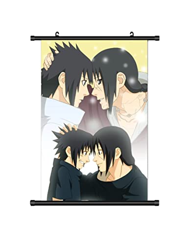 KARMA-X Großes 60x90CM Naruto Kakemono Rollbild | Anime Manga Stoffposter Wallscroll Poster | Wanddeko Geschenk | Itachi & Sasuke KARMA-X Großes 60x90CM Naruto Kakemono Rollbild | Anime Manga Stoffposter Wallscroll Poster | Wanddeko Geschenk | Itachi & Sasuke von KARMA-X