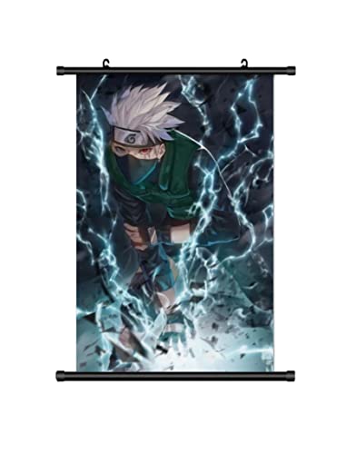 KARMA-X Großes 60x90CM Naruto Kakemono Rollbild | Anime Manga Stoffposter Wallscroll Poster | Wanddeko Geschenk | Kakashi Hatake KARMA-X Großes 60x90CM Naruto Kakemono Rollbild | Anime Manga Stoffposter Wallscroll Poster | Wanddeko Geschenk | Kakashi Hatake von KARMA-X