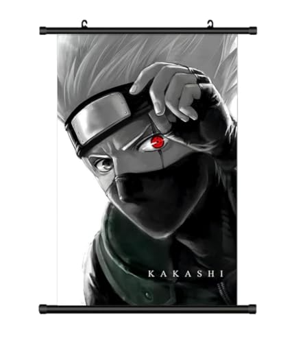 KARMA-X Großes 60x90CM Naruto Kakemono Rollbild | Anime Manga Stoffposter Wallscroll Poster | Wanddeko Geschenk | Motiv: Kakashi Hatake KARMA-X Großes 60x90CM Naruto Kakemono Rollbild | Anime Manga Stoffposter Wallscroll Poster | Wanddeko Geschenk | Motiv: Kakashi Hatake von KARMA-X