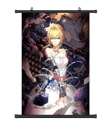 KARMA-X Großes 60x90CM Violet Ever-garden Kakemono Rollbild | Anime Manga Stoffposter Wallscroll Poster | Wanddeko Geschenk |Motiv:Violet KARMA-X Großes 60x90CM Violet Ever-garden Kakemono Rollbild | Anime Manga Stoffposter Wallscroll Poster | Wanddeko Geschenk |Motiv:Violet von KARMA-X