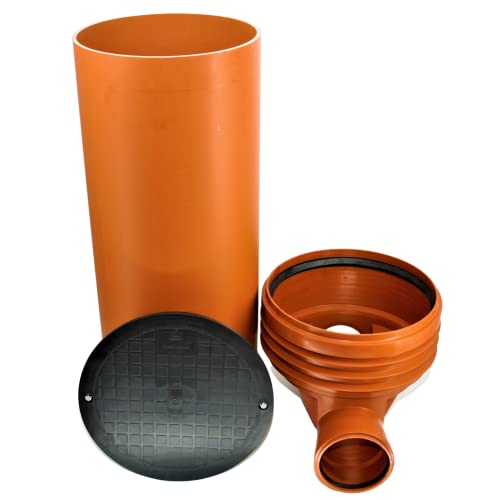 KARMAT/Dyka Megaastore KG Schacht DN400/DN160 - Komplett SET - KG Rohr 100 cm - Kanal Entwässerung - Kontrollschacht Revisionsschacht Komplett SET KARMAT/Dyka Megaastore KG Schacht DN400/DN160 - Komplett SET - KG Rohr 100 cm - Kanal Entwässerung - Kontrollschacht Revisionsschacht Komplett SET von KARMAT