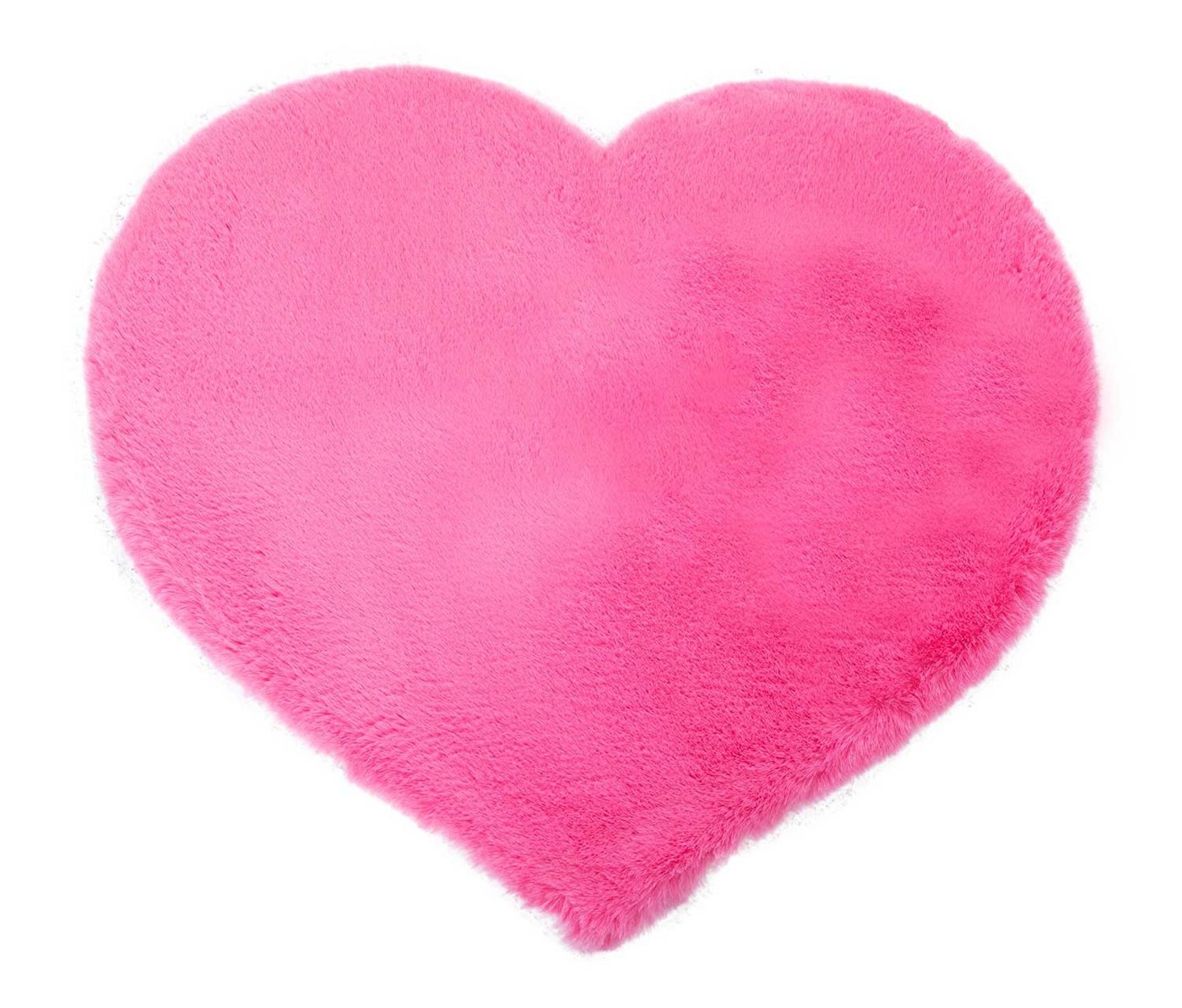 Fellteppich HEART, Rosa, 63 x 50 cm, Herzform Polyester, KARPI, Herzform, Höhe: 20 mm von KARPI