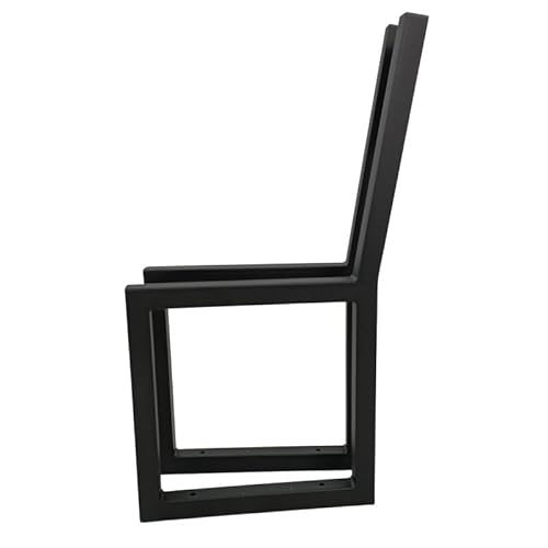 KARSTAL bankgestell Metall BOLONIA - Metallfüße für Gartenbänke - gartenbank wetterfest - Zwei Basen für Garten, Stadt Bänke - Langlebig, schwarz - bankfüsse - DIY - 2 Stück von KARSTAL