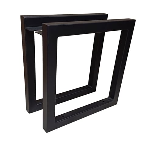 KARSTAL bankgestell Metall Porto - Metallfüße für Gartenbänke - gartenbank wetterfest - Zwei Basen für Garten, Stadt Bänke - Langlebig, schwarz - bankfüsse - DIY - 2 Stück von KARSTAL