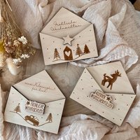 Geldgeschenk Briefumschlag | Gutscheinverpackung Weihnachten Geldgeschenk Briefumschlag | Gutscheinverpackung Weihnachten von KARTENundMEER