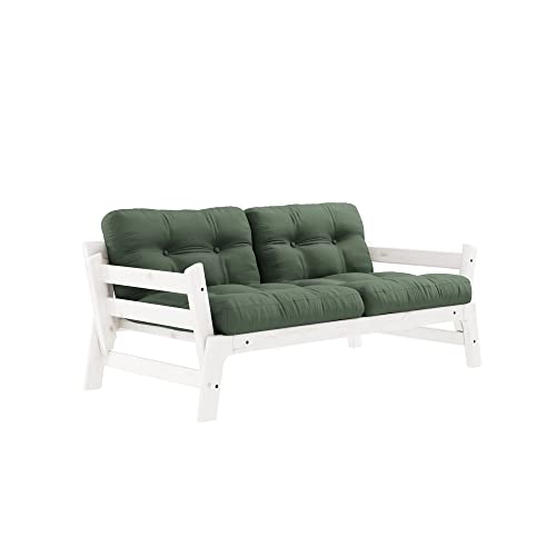 Karup Design Step Sofabed, Olivengrün, 70 x 158 x 74 von KARUP DESIGN