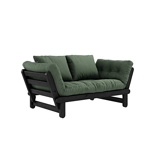 Karup Design Beat Sofabed, Olivengrün, 77 x 162 x 80 von KARUP DESIGN