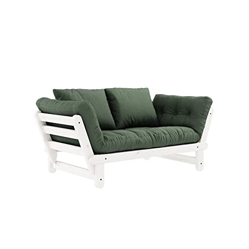 Karup Design Beat Sofabed, Olivengrün, 77 x 162 x 80 von KARUP DESIGN