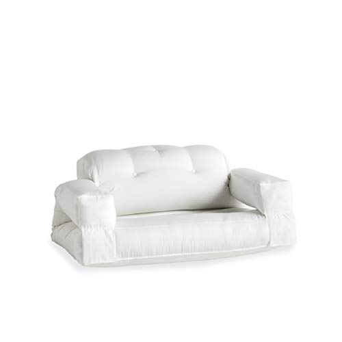 Karup Design Hippo Out Loungesofa Outdoor Lounge Möbel und Gartenmöbel mit schmutzresistenten und wasserabweisenden Dralon-Stoff bedeckt im Weiß 140x100x70 von KARUP DESIGN