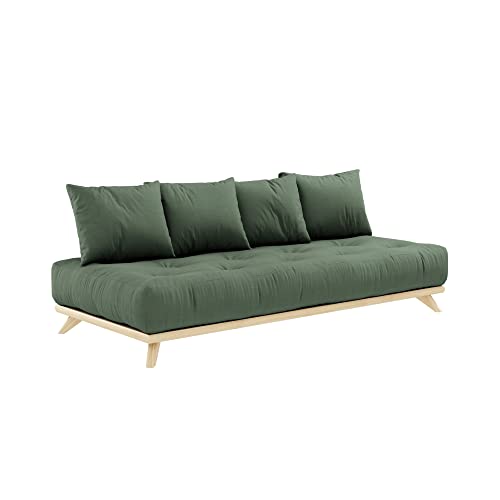 KARUP DESIGN Senza Sofa Sofabed, Olivengrün, 85 x 200 x 90 von KARUP DESIGN