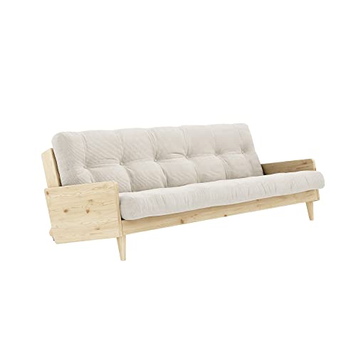 Karup Design, Indie, Schlafsofa, Rahmen: Klarlackiert, Matratze: Ivory von KARUP DESIGN