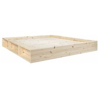 [NEUWERTIG] B-Ware Karup Design Ziggy Bettgestell Doppelbett Mit Lattenrost 165x200cm Kiefernholz von KARUP DESIGN