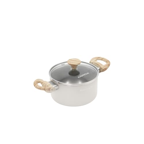 KASANOVA 1 12 cm taupe Auflaufform mit Cooking Therapy-Schriftzug-mit Deckel, Gepresstes Aluminium Bakelit Glas KASANOVA 1 12 cm taupe Auflaufform mit Cooking Therapy-Schriftzug-mit Deckel, Gepresstes Aluminium Bakelit Glas von KASANOVA