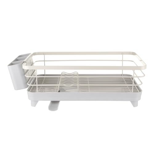 KASANOVA 1 Abtropfgestell 40x23x14,3 mit Besteckhalter, weiß, Eisen Polypropylen KASANOVA 1 Abtropfgestell 40x23x14,3 mit Besteckhalter, weiß, Eisen Polypropylen von KASANOVA
