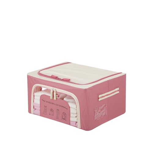 KASANOVA 1 KLEIDERSCHRANK 40X20X30 CM MALLOW SCHRIFTZUG, Polyester Eisen MDF-Faserplatte PVC-Kunststoff, mauve von KASANOVA