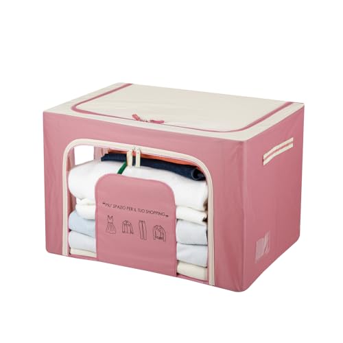 KASANOVA 1 KLEIDERSCHRANK 60X42X40 CM MALLOW SCHRIFTZUG, Polyester Eisen MDF-Faserplatte PVC-Kunststoff, mauve von KASANOVA