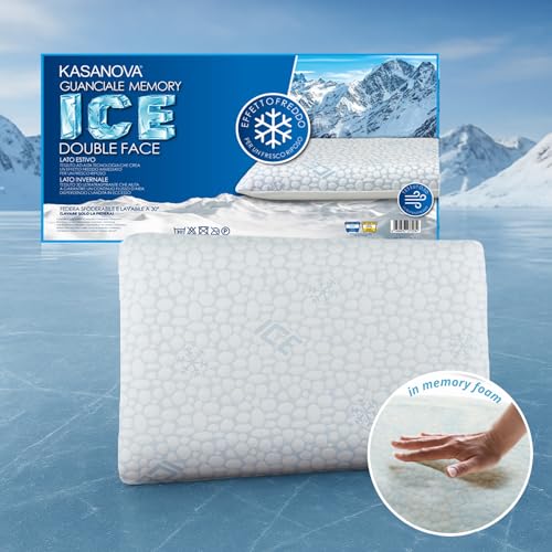 KASANOVA 1 Memory Foam Kissen-Eiskühleffekt, Viskoelastisches Polyurethan Polyester Polyethylen von KASANOVA