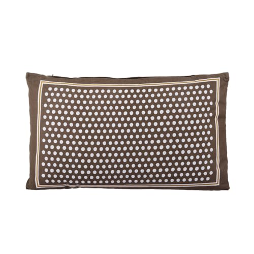 KASANOVA 1 Sofakissen – 30 x 50 cm, braune Punkte, Baumwolle Polyester KASANOVA 1 Sofakissen – 30 x 50 cm, braune Punkte, Baumwolle Polyester von KASANOVA