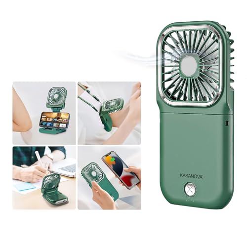 KASANOVA 1 Tragbarer Ventilator und Powerbank-Grün, ABS-Kunststoff Elektronische Komponenten KASANOVA 1 Tragbarer Ventilator und Powerbank-Grün, ABS-Kunststoff Elektronische Komponenten von KASANOVA