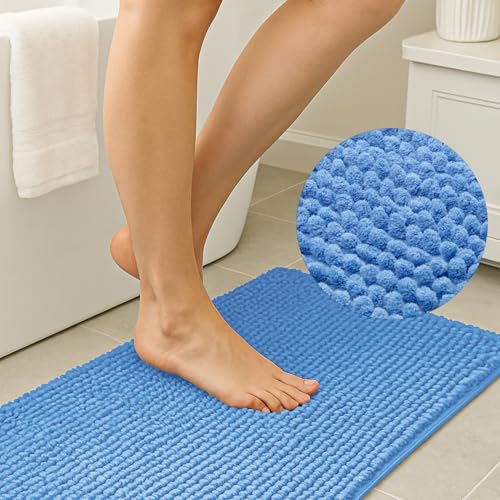 KASANOVA Badteppich 40 x 65 cm Ricciolo blau von KASANOVA